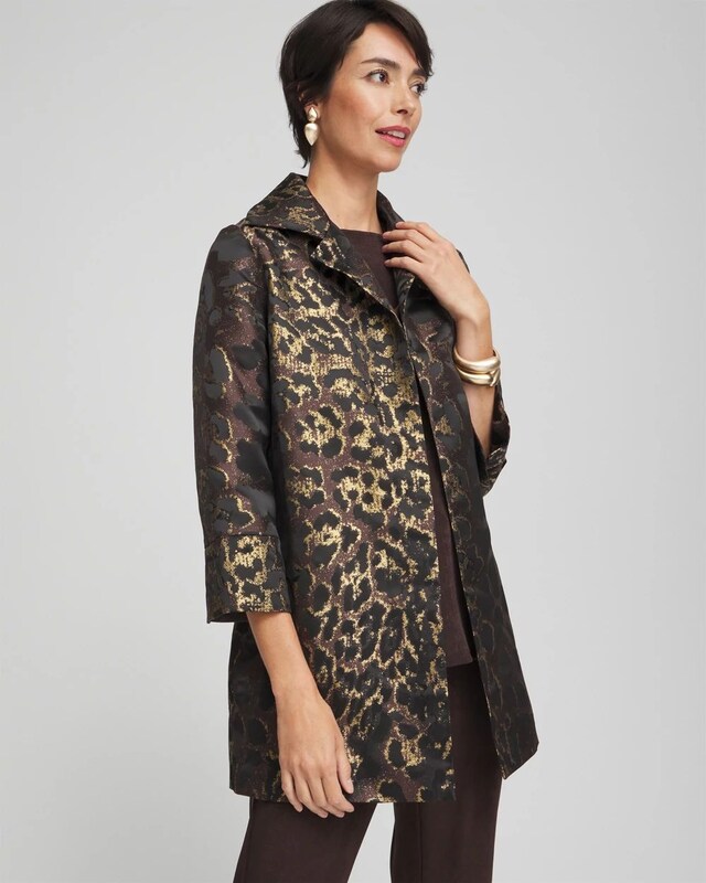Travelers Collection Cheetah Glam Jacket